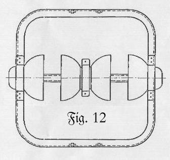 Glockenisolator im Tempergurahmen fr Querjoche